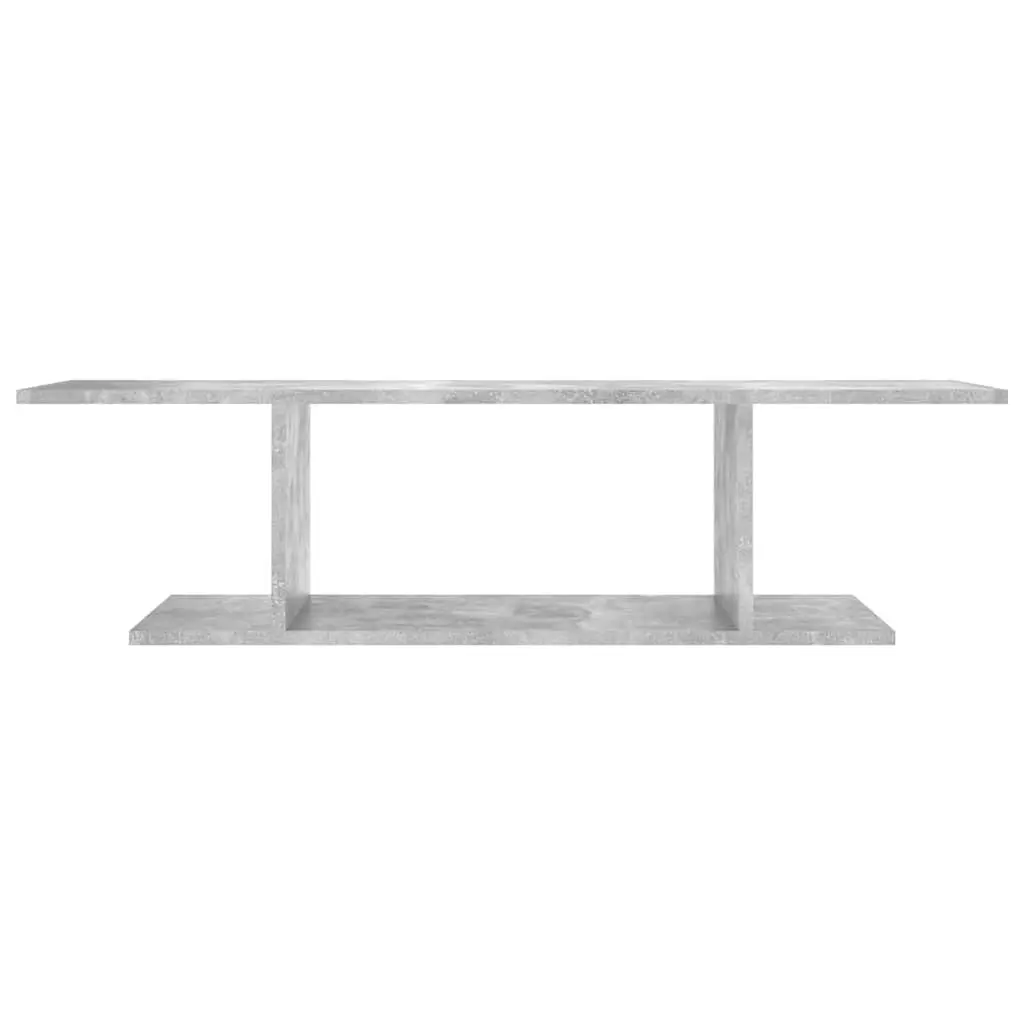 Wall Mounted TV Cabinet Grey Storage Media Console Unit 103 x 30 x 26.5 cm