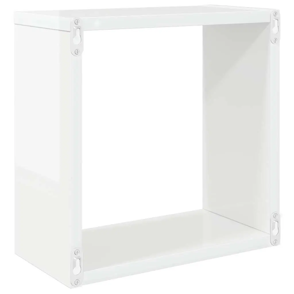 6-Piece Wall Cube Shelves for Display and Storage