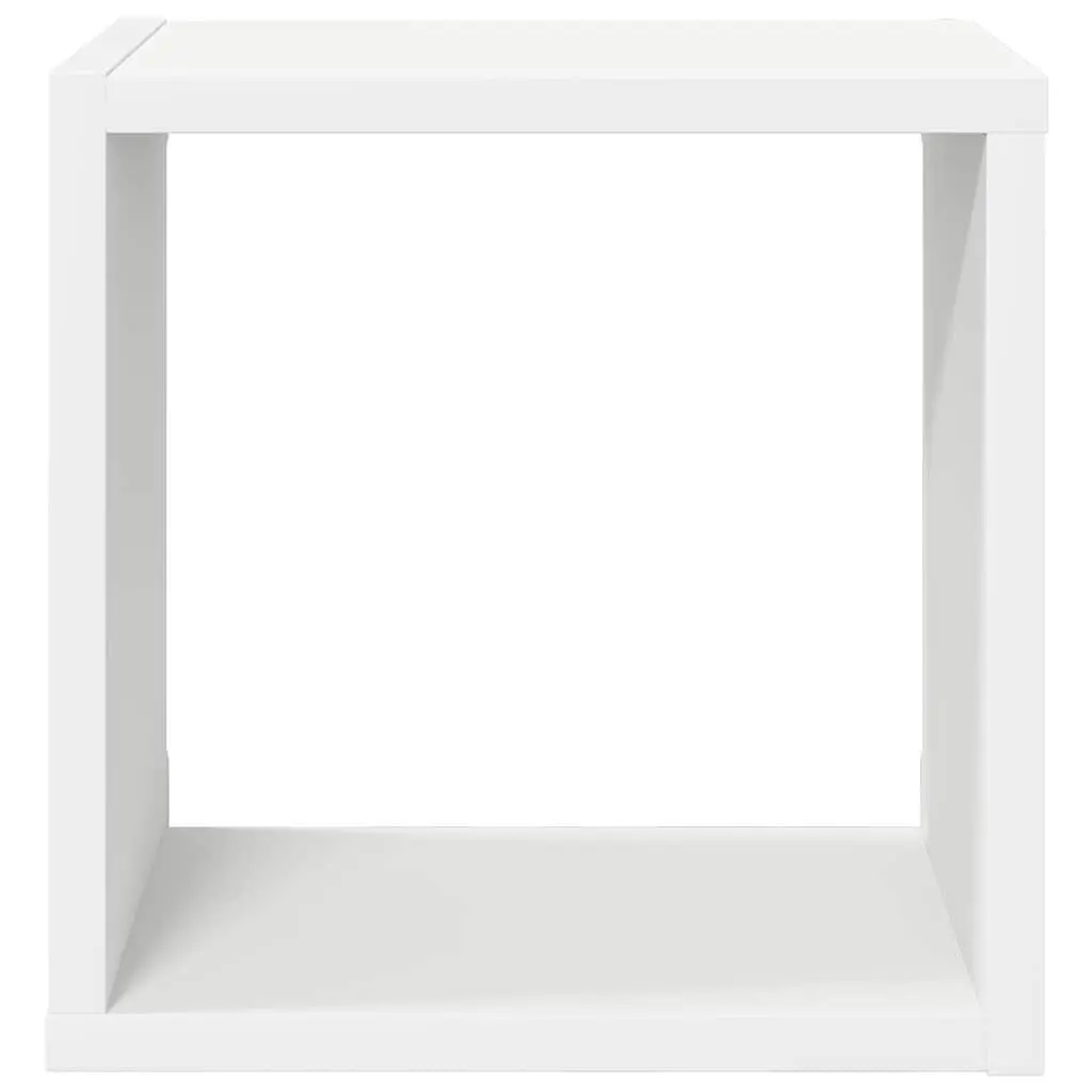 Wall Cube Shelves Set White 26 x 15 x 26 cm