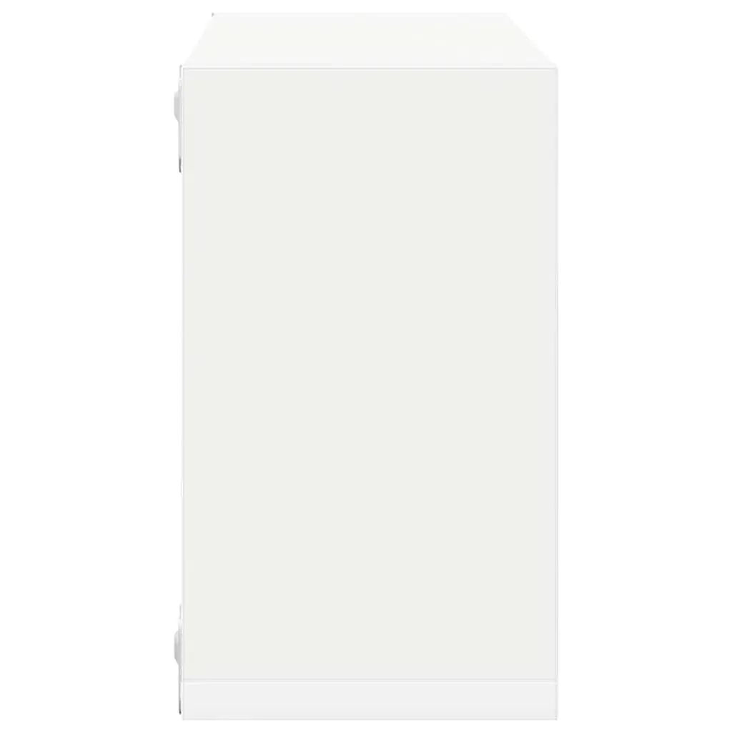 Wall Cube Shelves 6 Pcs White Floating Storage Display Organiser Bedroom Living