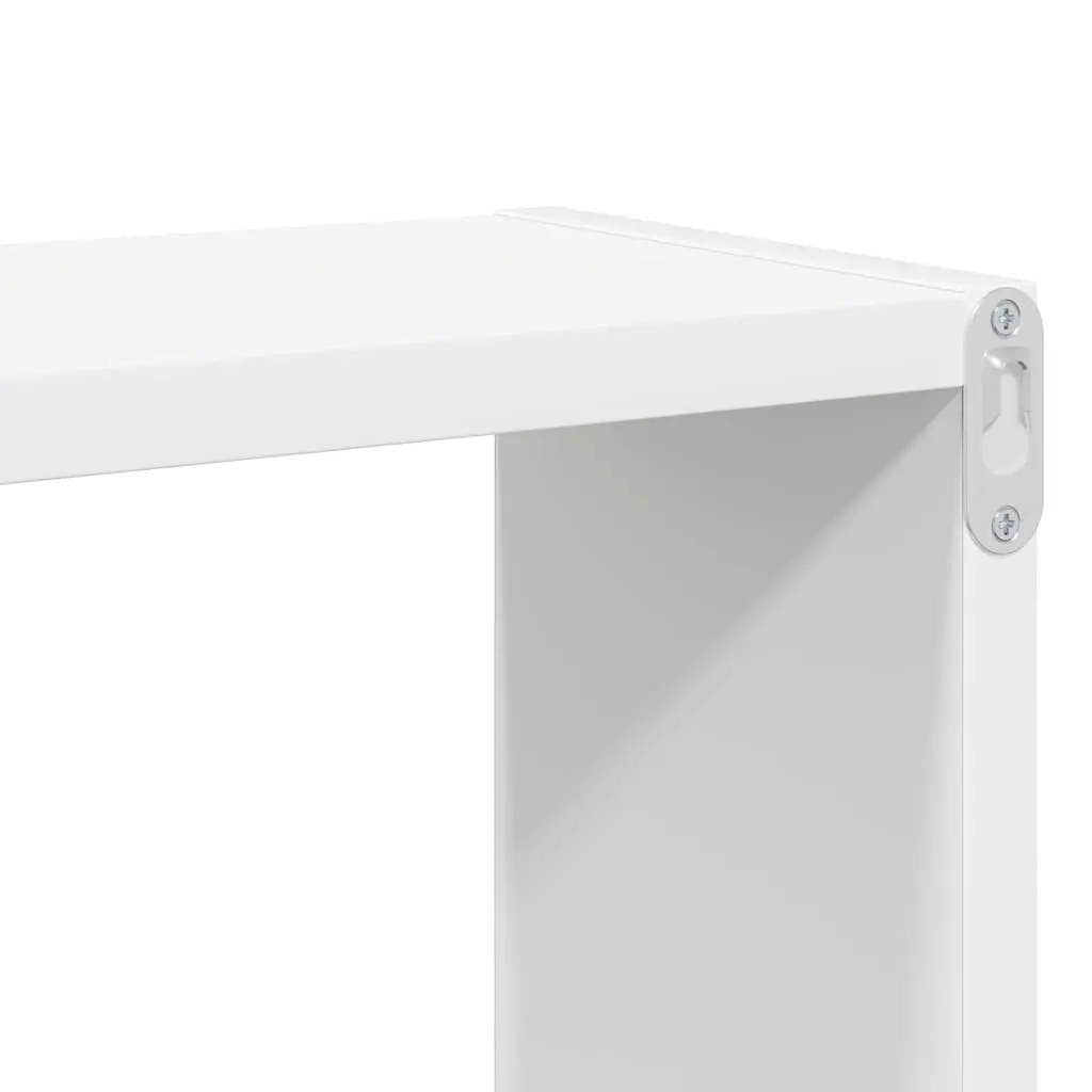 Wall Cube Shelves Set White Sonoma Oak Floating Storage Display 26cm