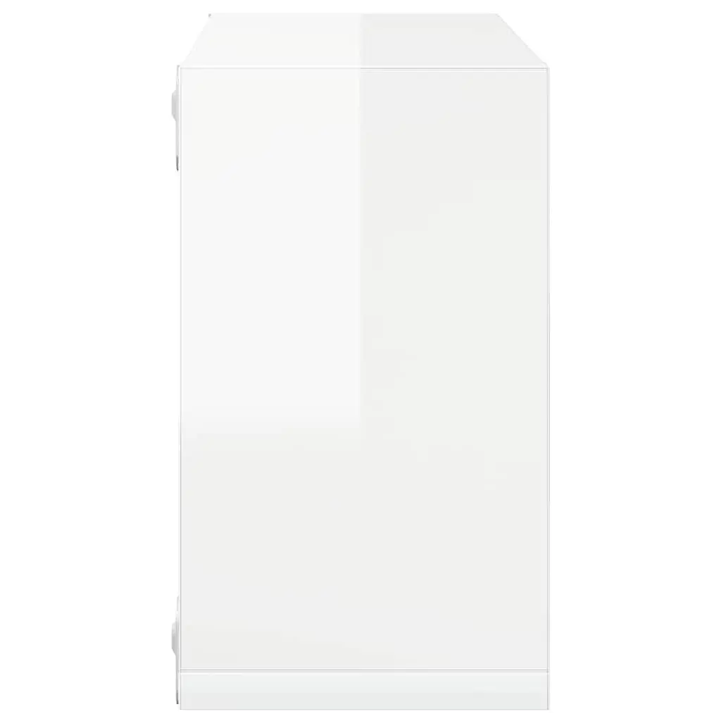 White Wall Cube Shelves Set of 6