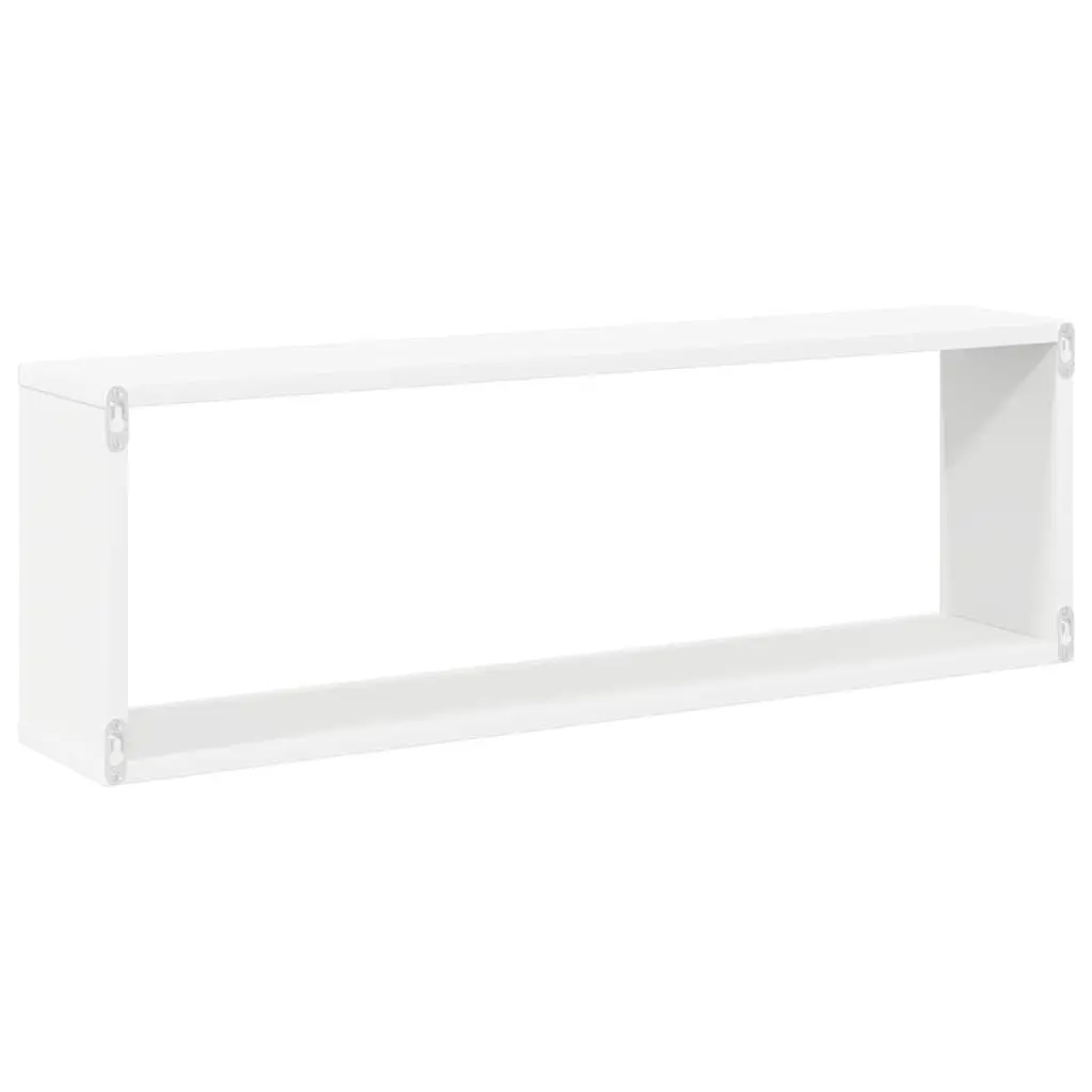 Cube Shelves Engineered Wood 80 x 15 x 26.5 cm White Sonoma Oak 6 Piece Set