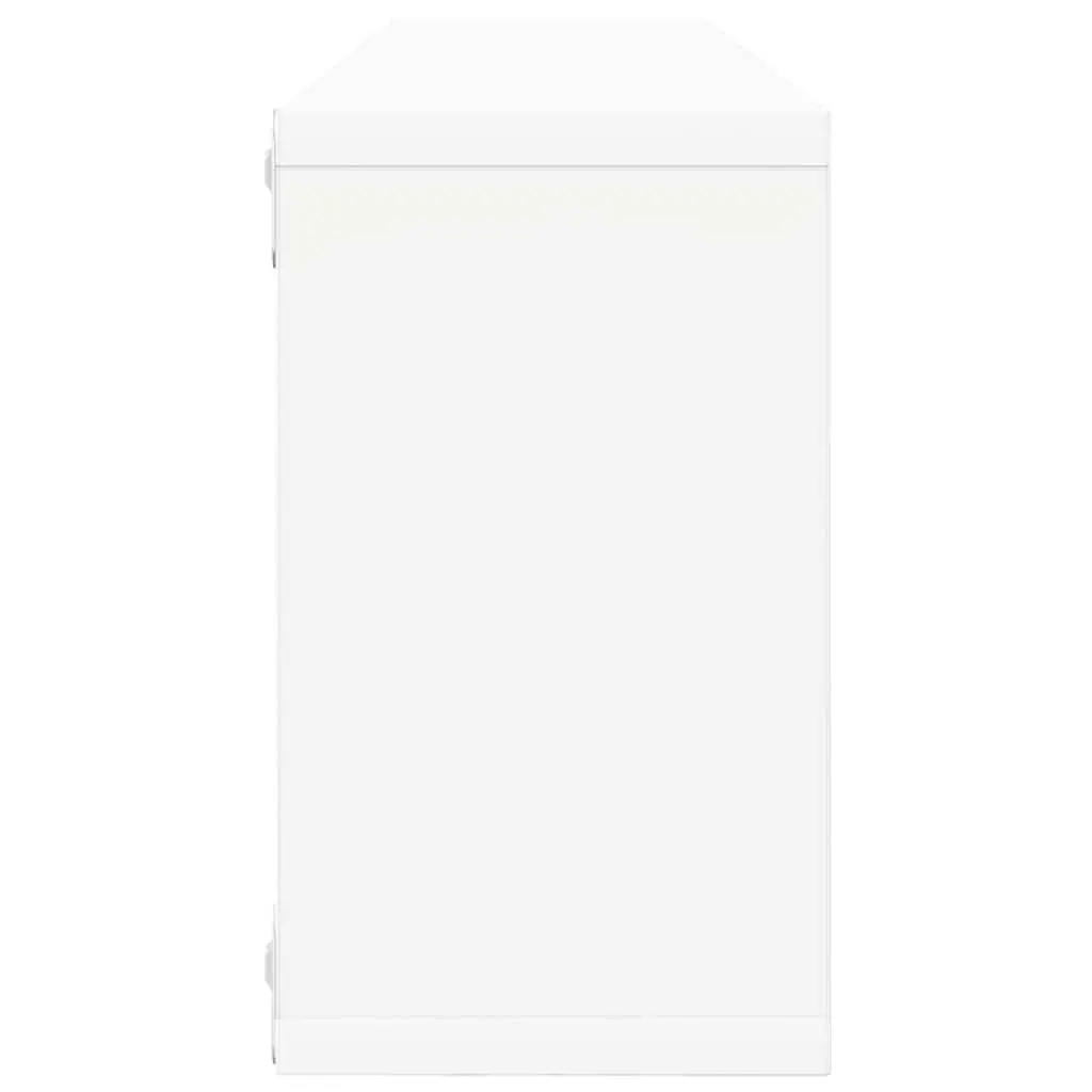 Cube Shelves Engineered Wood 80 x 15 x 26.5 cm White Sonoma Oak 6 Piece Set