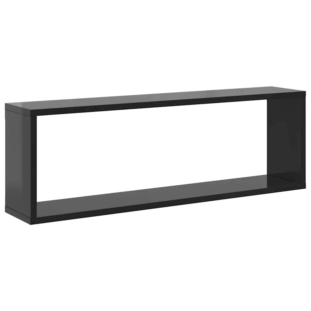 Grey Cube Shelves Set for Display and Storage
