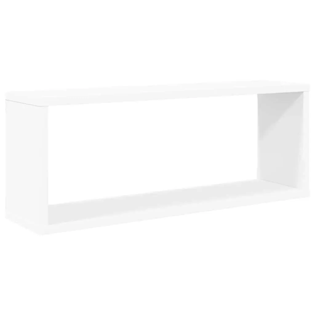 White Wall Cube Shelves for Display and Storage