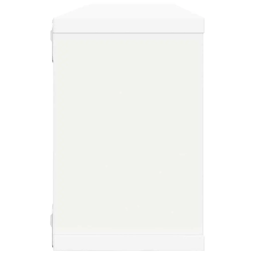 White Wall Cube Shelves for Display and Storage