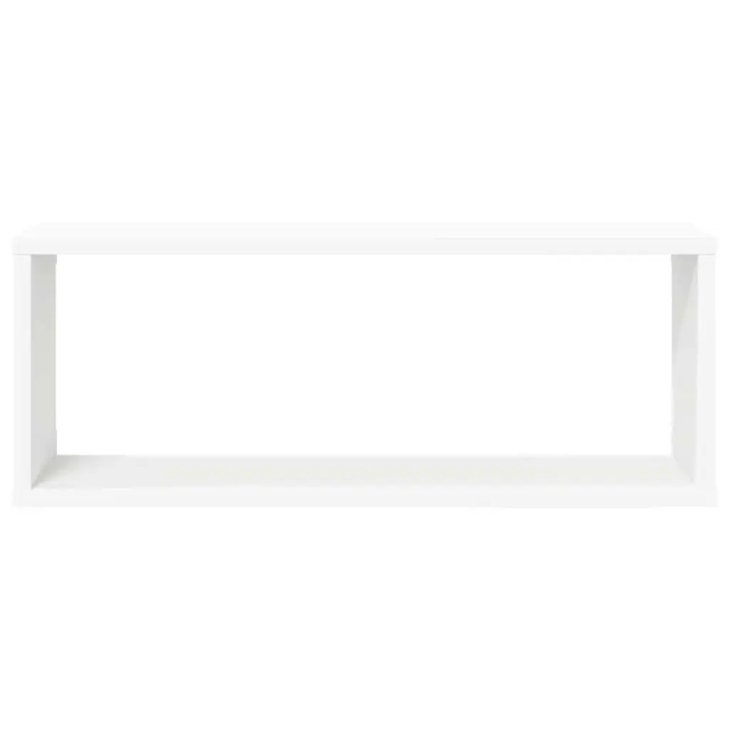 White Wall Cube Shelves 6 Piece Set