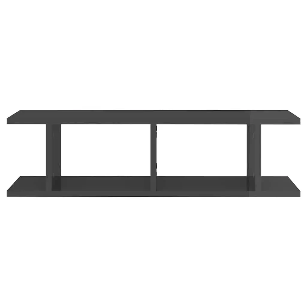 Grey Floating Cube Shelves for Display and Storage