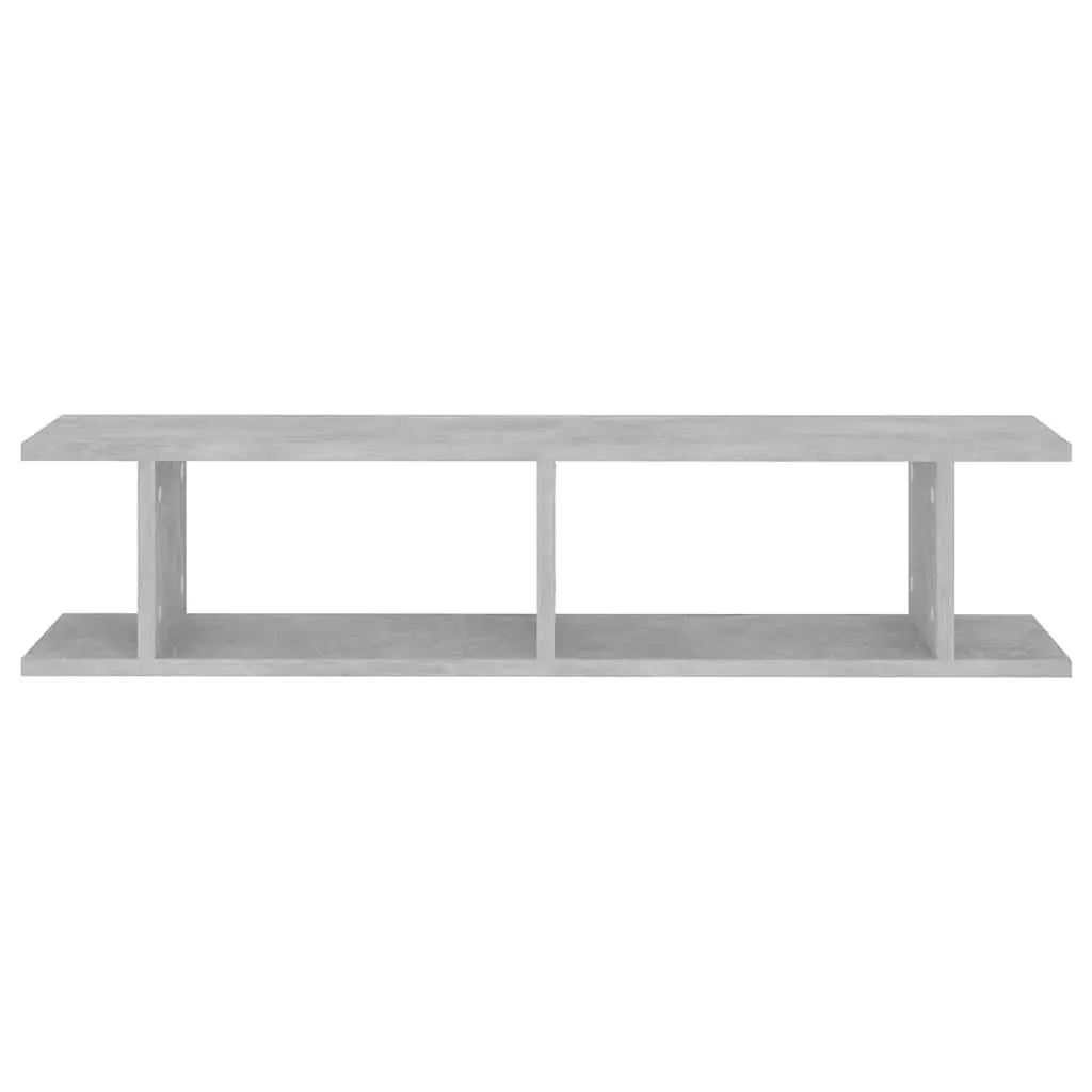Wall Shelves 2 pc Grey Floating Display Cube Storage Bedroom Living Room Decor