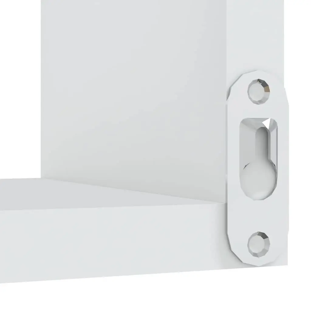 Wall Corner Shelf White Storage Display Shelving Unit Home Decor Living Room