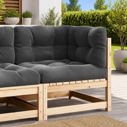 Garden Corner Sofa Set with Cushions – Pinewood Design
