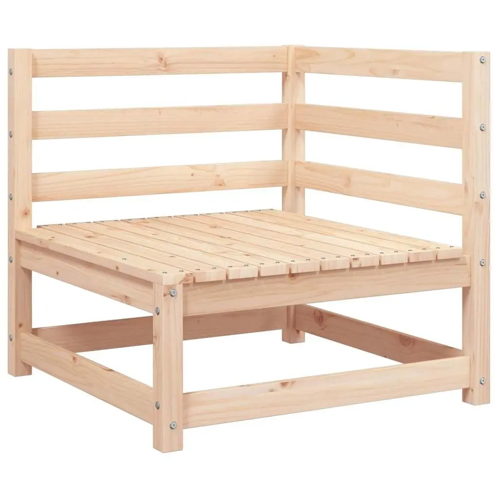 Garden Lounge Set Solid Pinewood 2 Piece Anthracite
