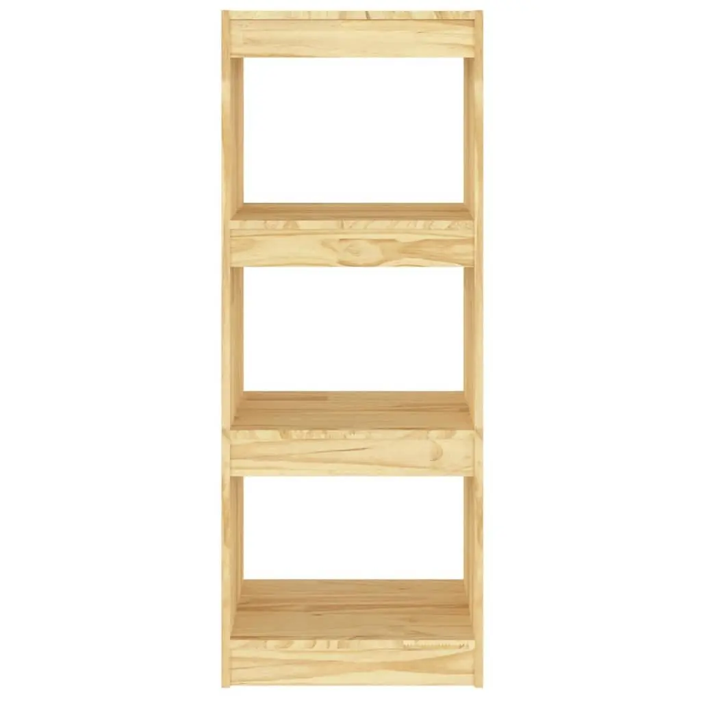 Book Cabinet Solid Pinewood 40x30x103.5cm Brown
