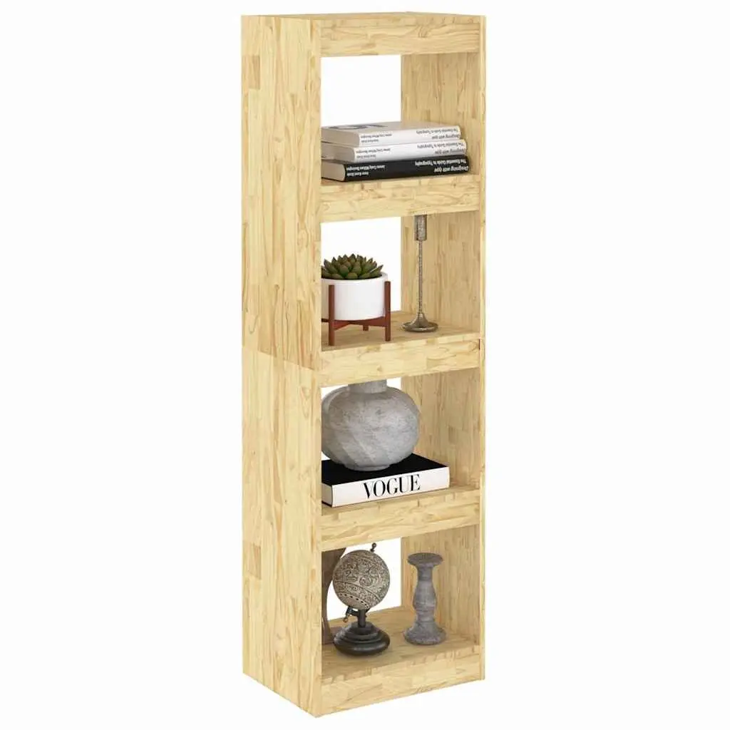 Wooden Bookcase Organizer with Room Divider Function