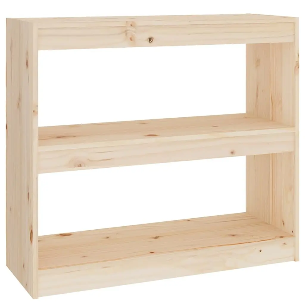 Solid Wood Pine Book Cabinet with Room Divider Function