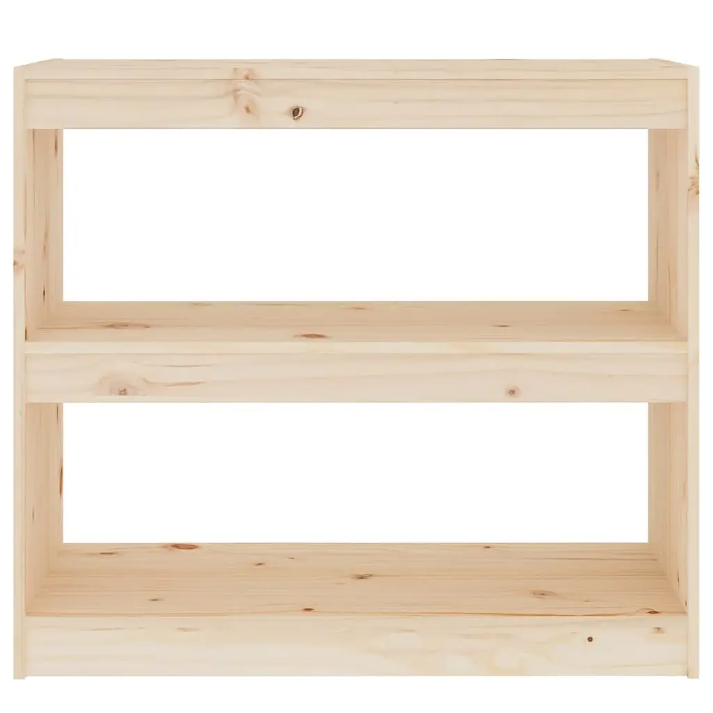 Solid Wood Pine Book Cabinet with Room Divider Function