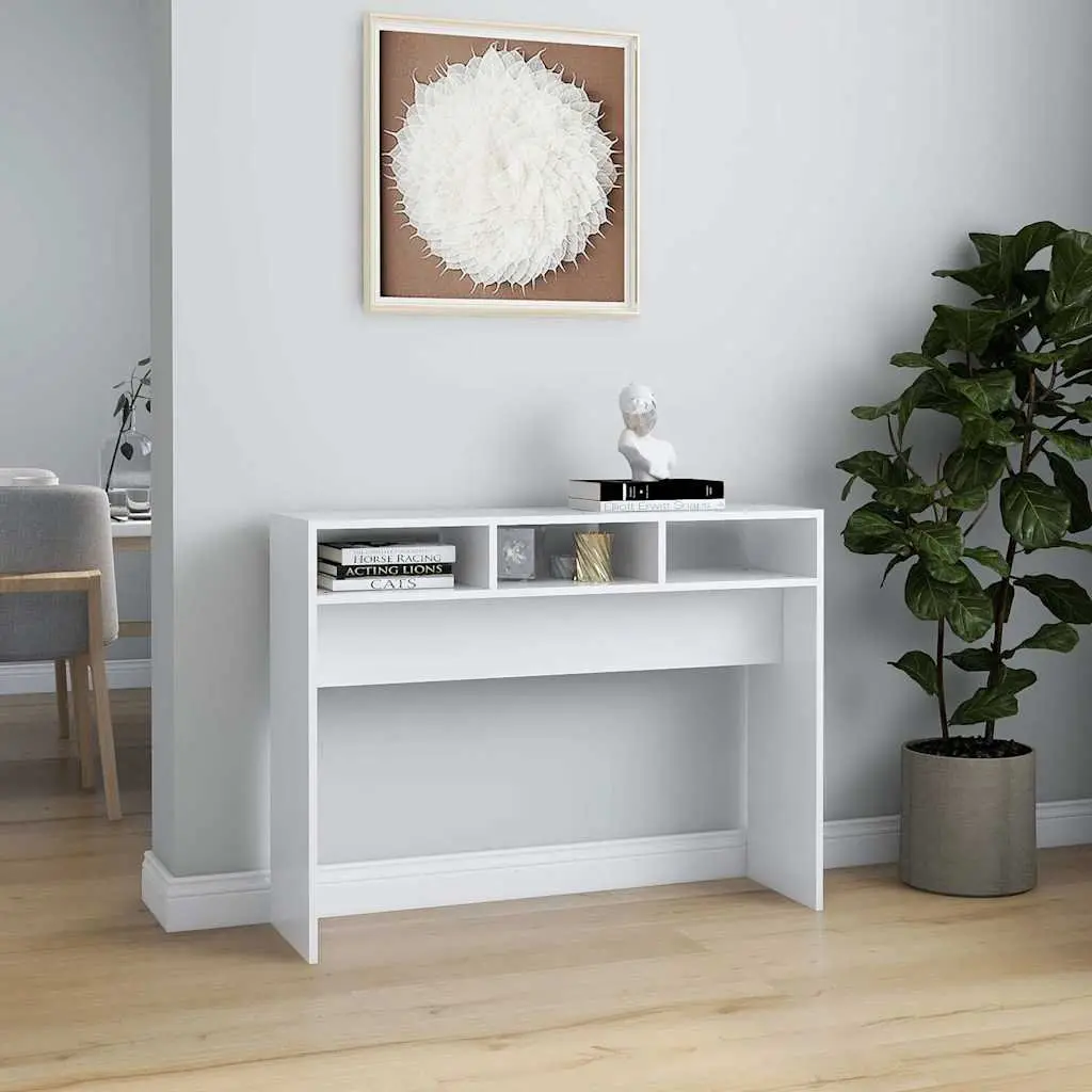 White Console Table for Hallways