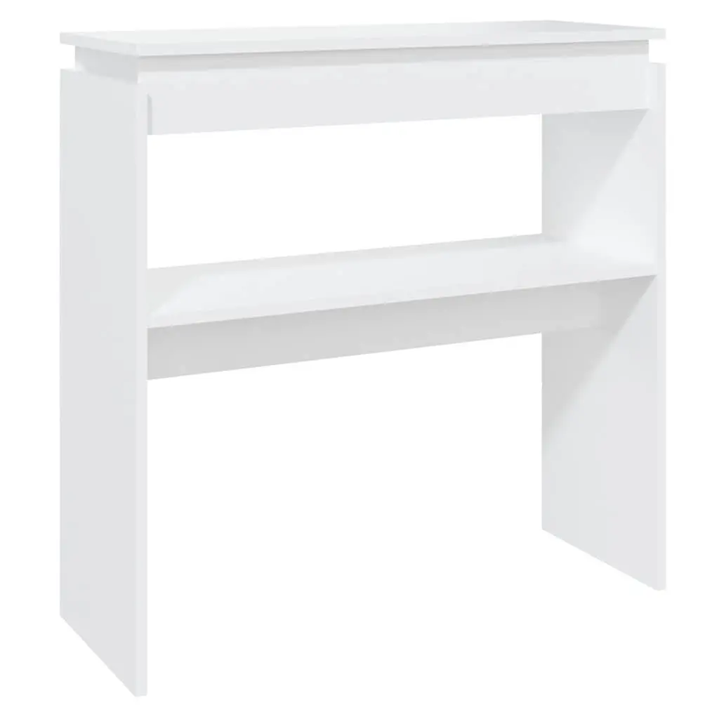 White Console Table for Hallways and Entryways