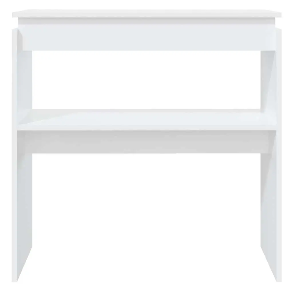 White Console Table for Hallways and Entryways
