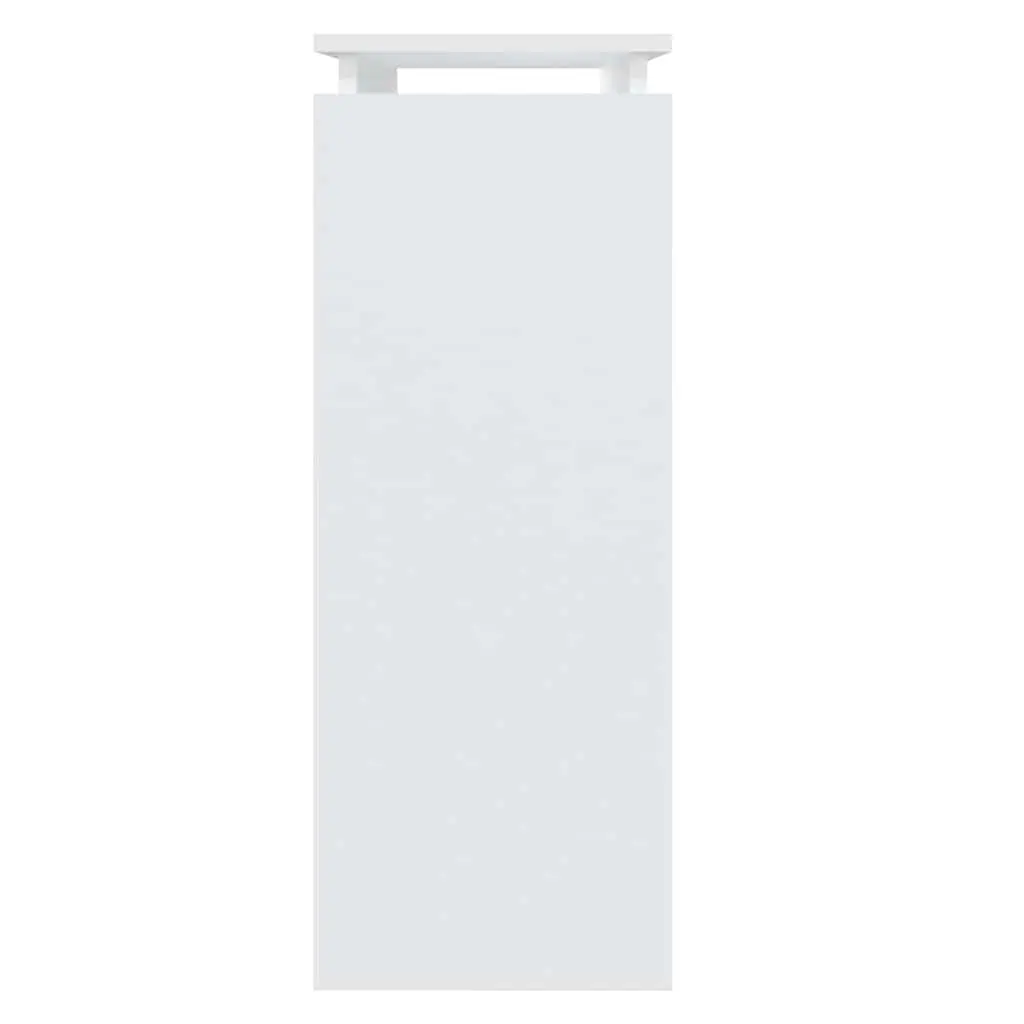 White Console Table for Hallways and Entryways
