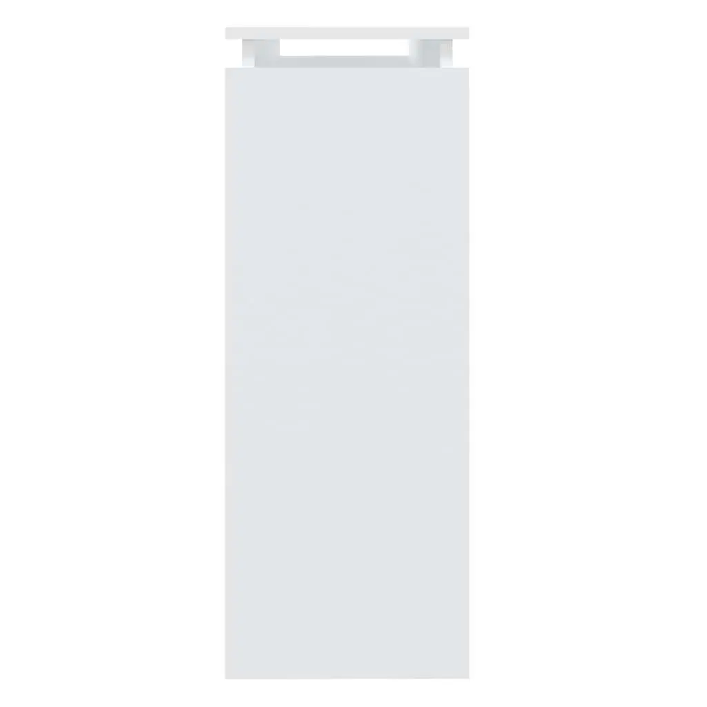 White Console Table for Hallways and Entryways