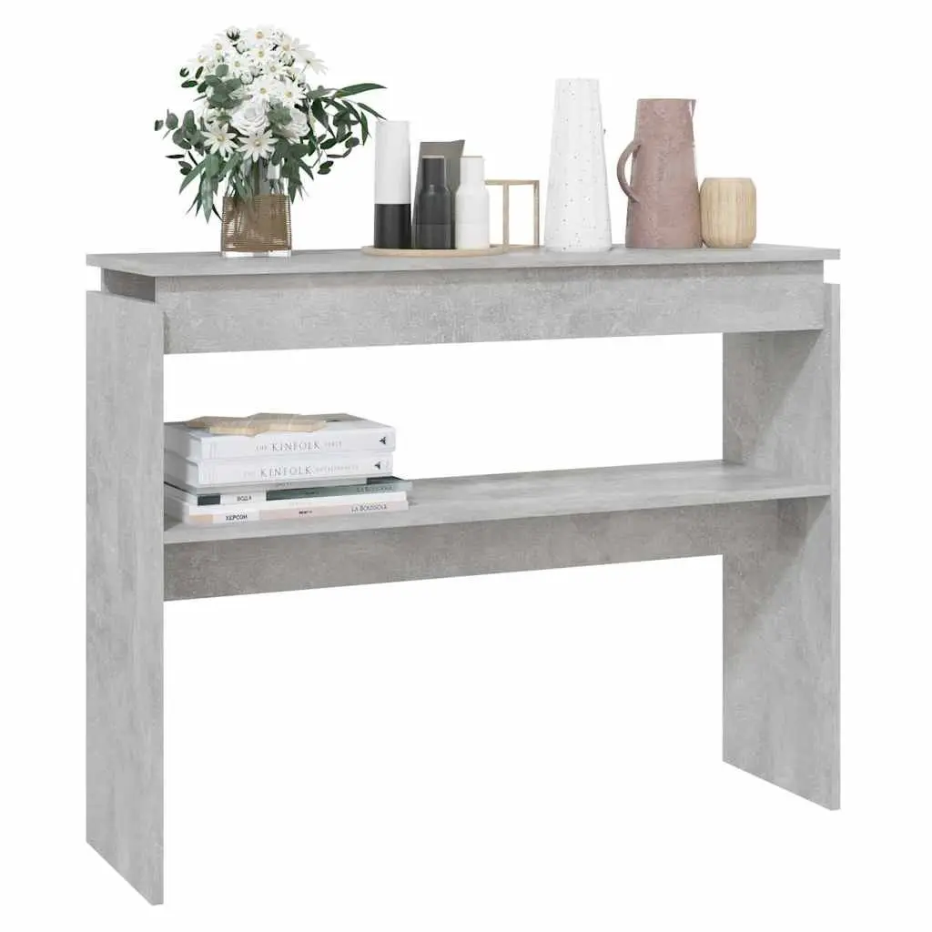 Grey Console Table for Hallway and Living Room