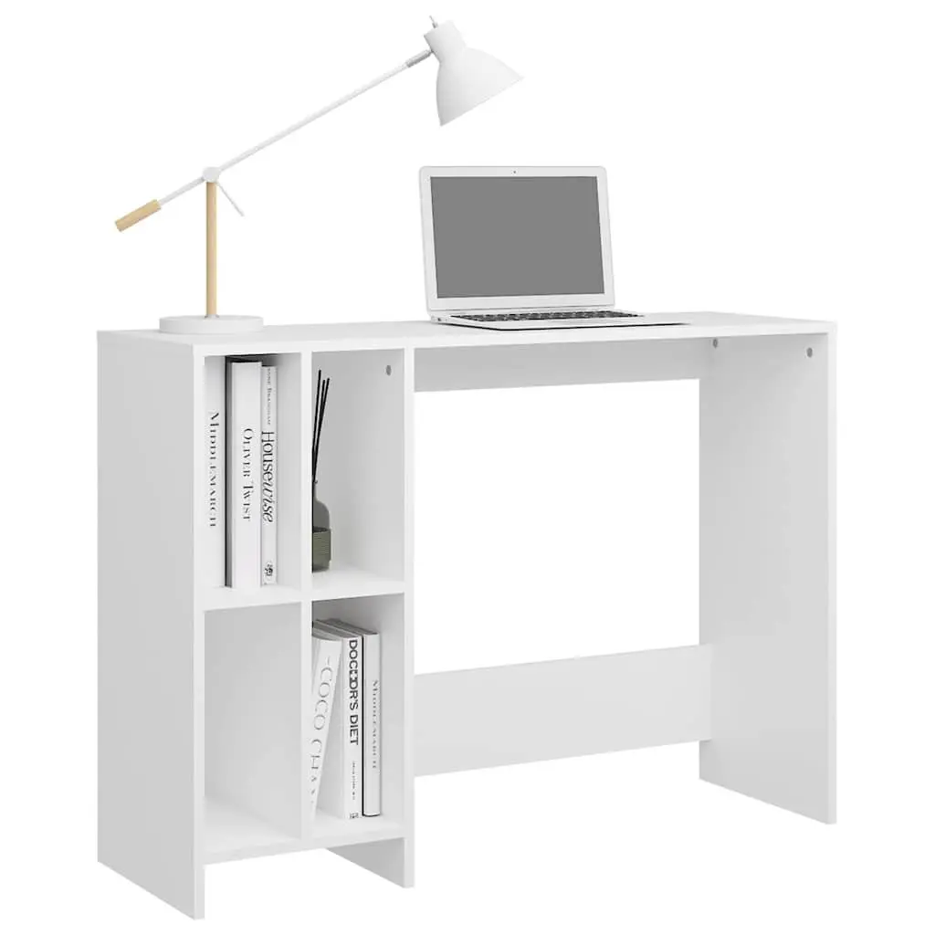 White Notebook Desk for Office and Study