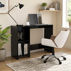 Compact Black Notebook Desk for Efficient Workspaces