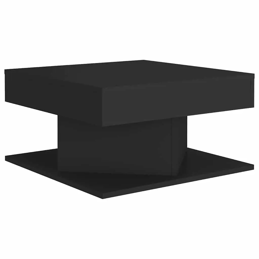 Black Square Coffee Table for Living Room Use