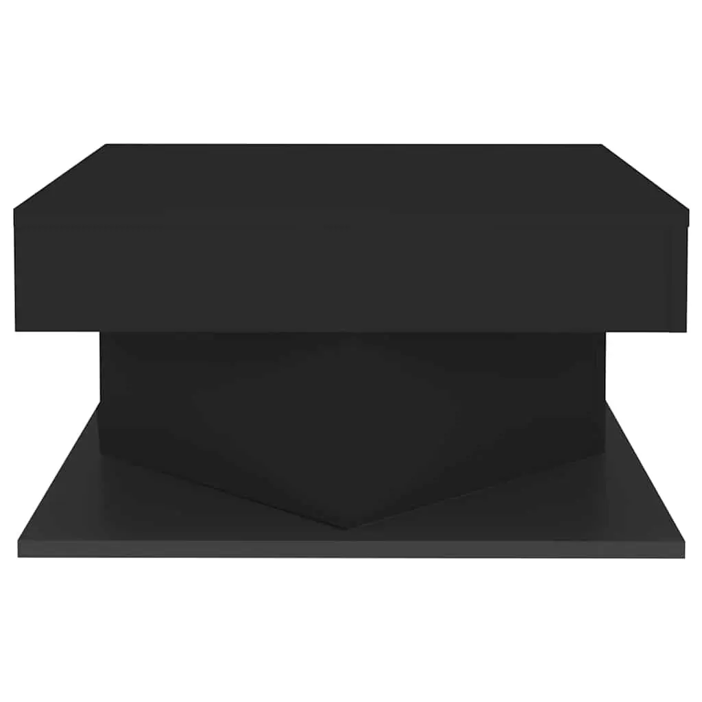 Black Square Coffee Table for Living Room Use