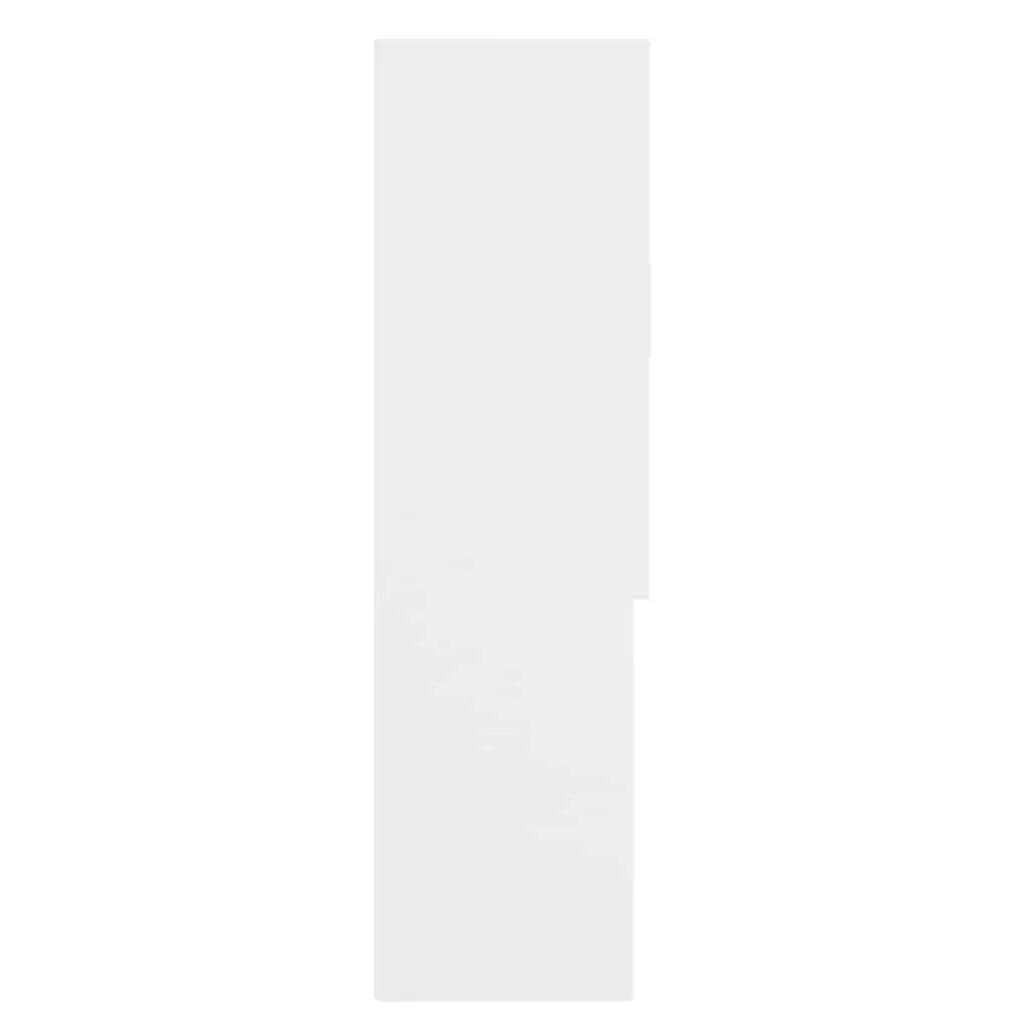 White Bathroom Storage Cabinet with 2 Doors