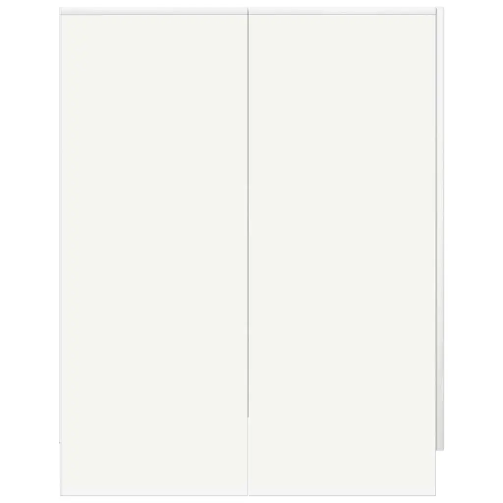Bathroom Storage Cabinet Wood 71 x 71.5 x 91.5 cm White