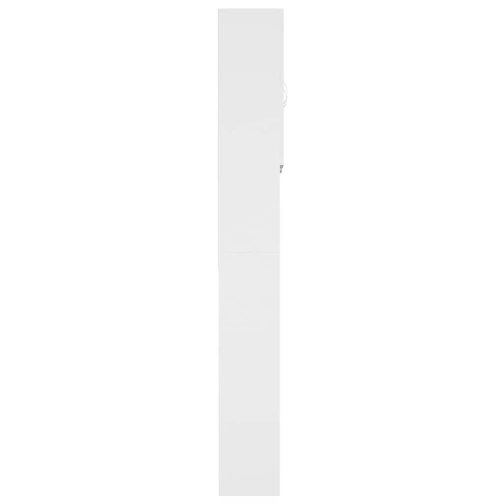 White Washing Machine Cabinet with 9 Compartments