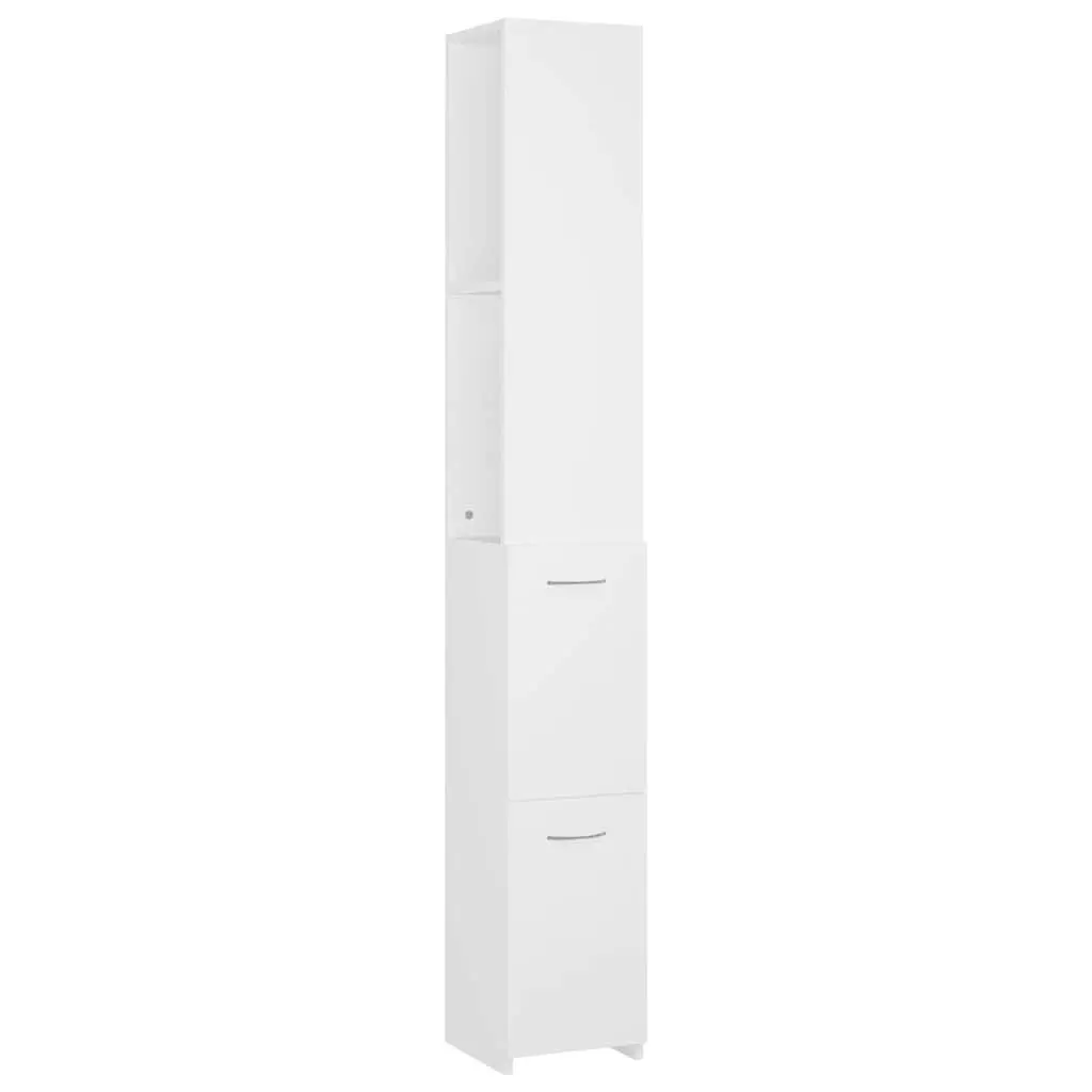 White Bathroom Cabinet for Storage