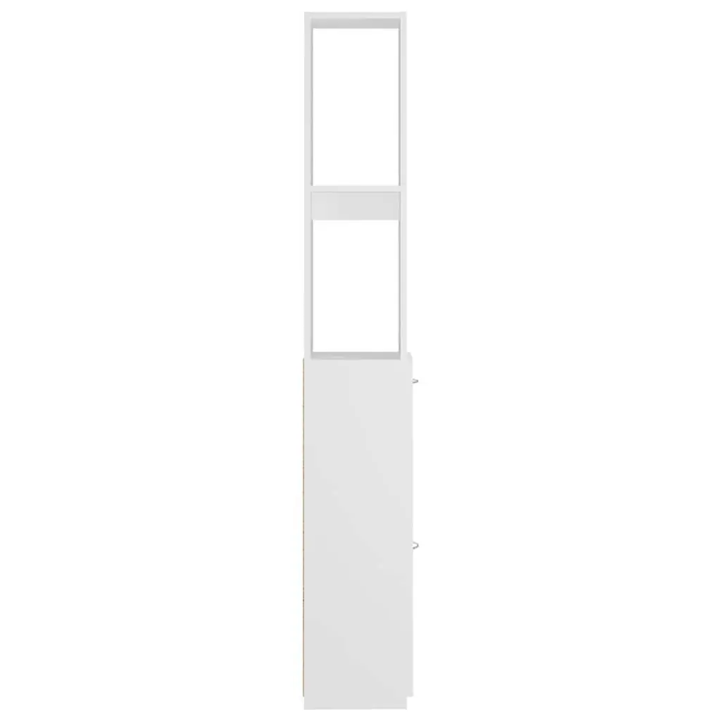 White Bathroom Cabinet for Storage