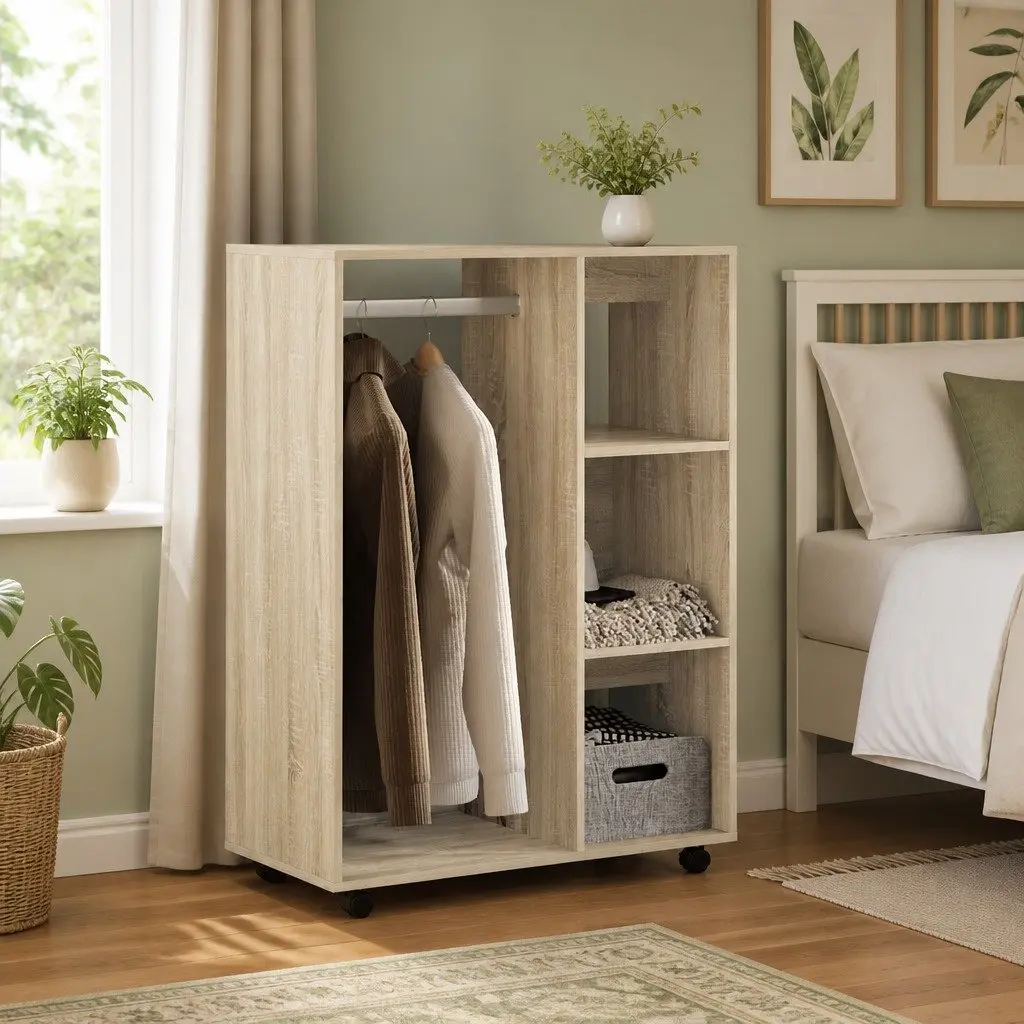 Engineered Wood Wardrobe for Bedroom Storage
