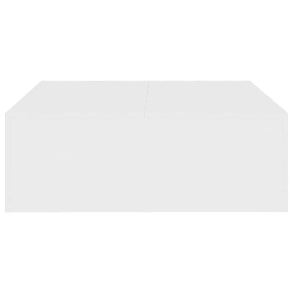 Coffee Table White Square Modern Accent Furniture Living Room Display Stand