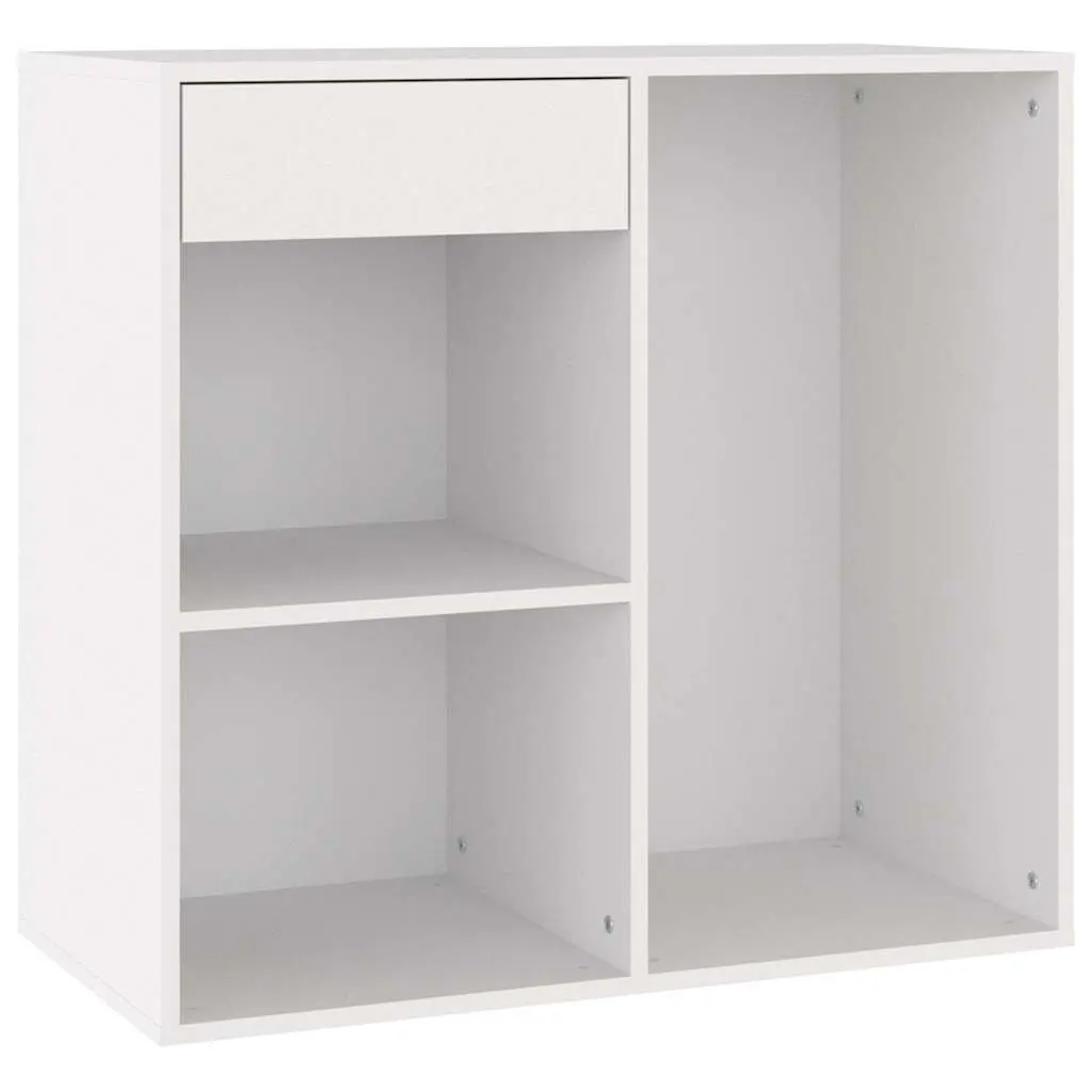 White Cosmetic Cabinet for Makeup Organization