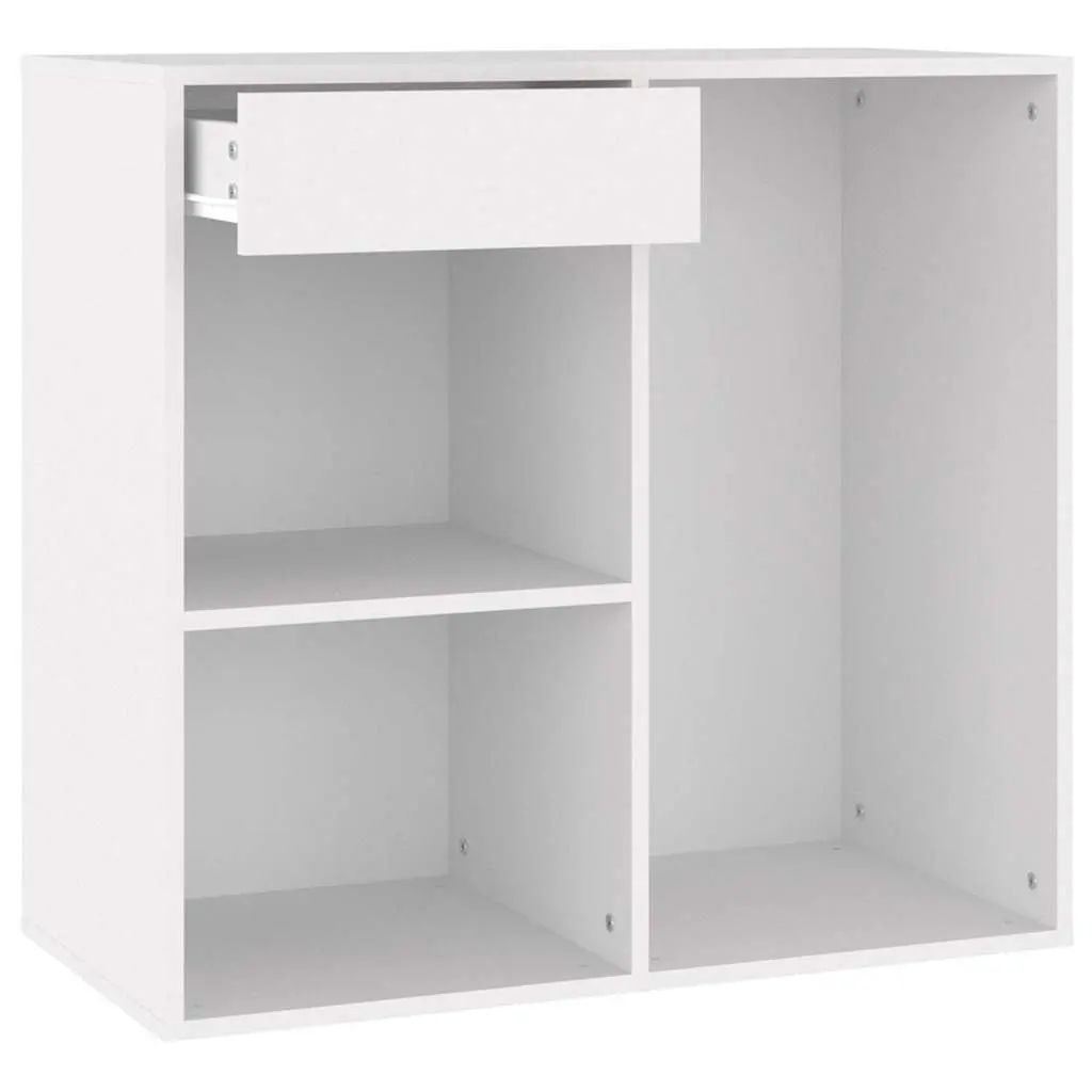 White Cosmetic Cabinet for Makeup Organization