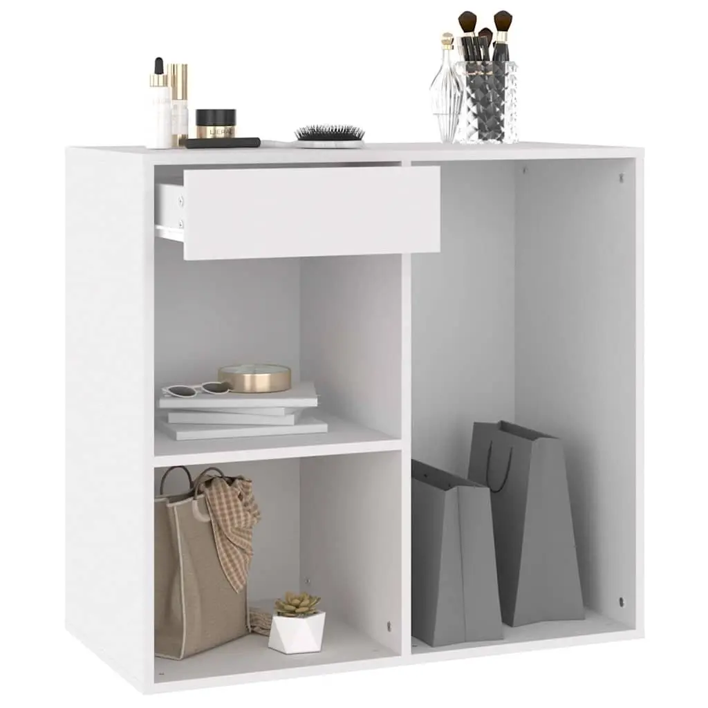 White Cosmetic Cabinet for Makeup Organization