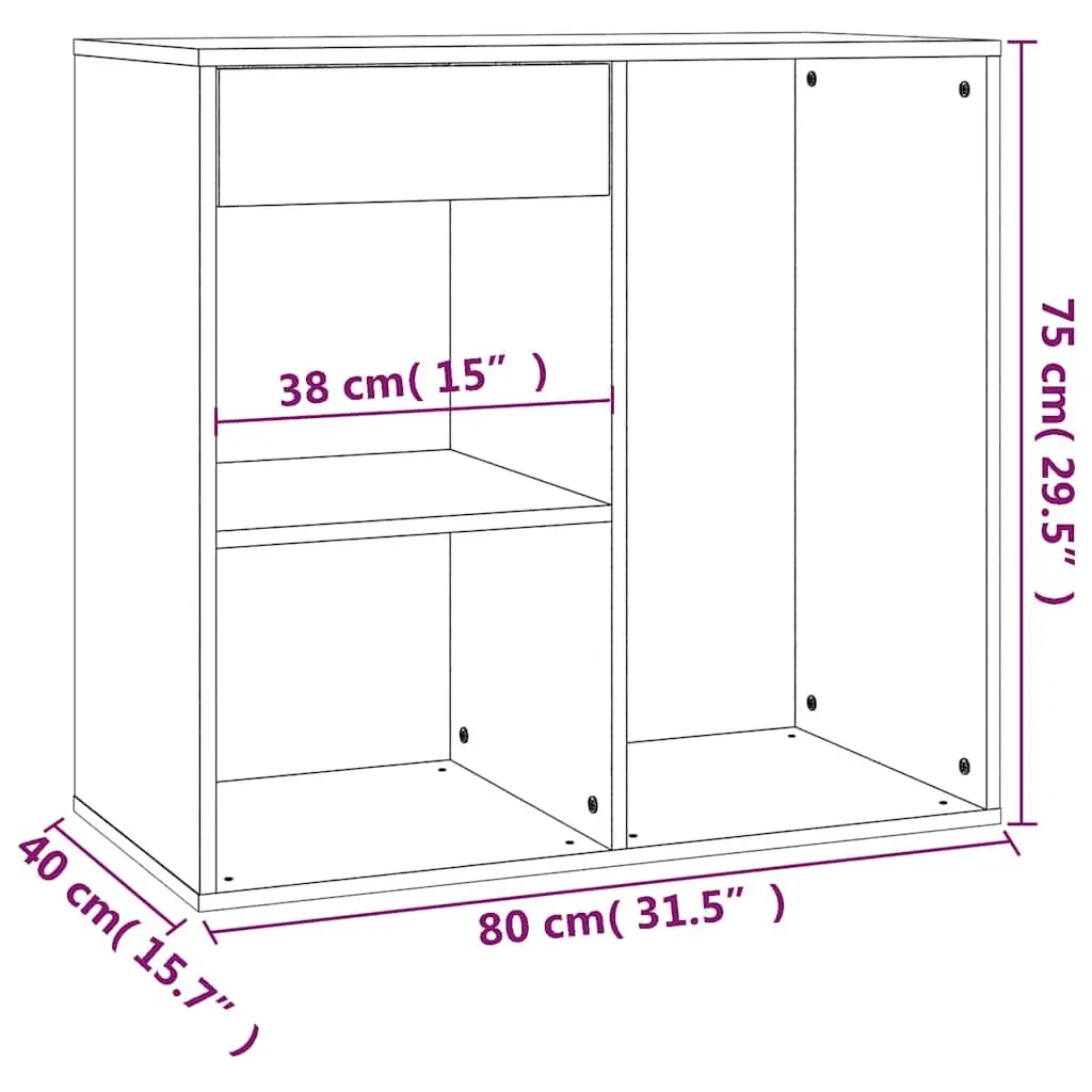 White Cosmetic Cabinet for Makeup Organization