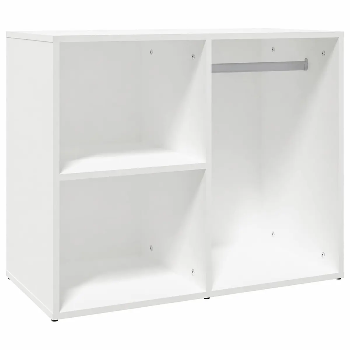 Engineered Wood White Dressing Cabinet for Makeup Storage
