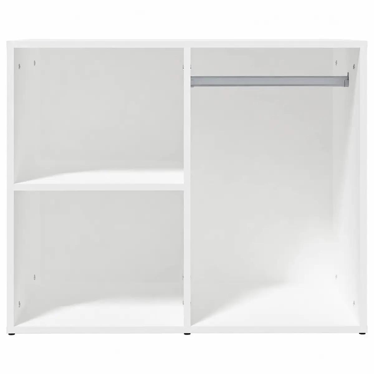 Engineered Wood White Dressing Cabinet for Makeup Storage