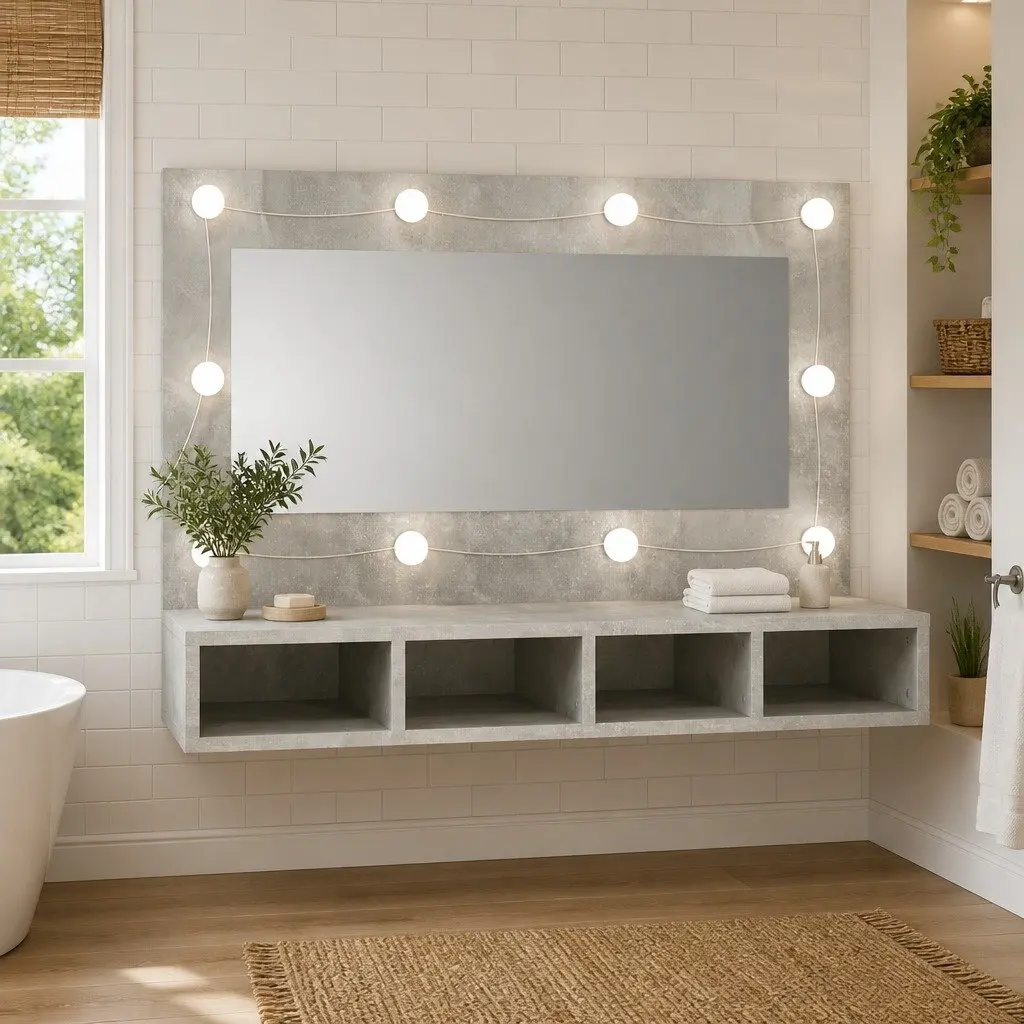 LED Mirror Cabinet for Organised Storage