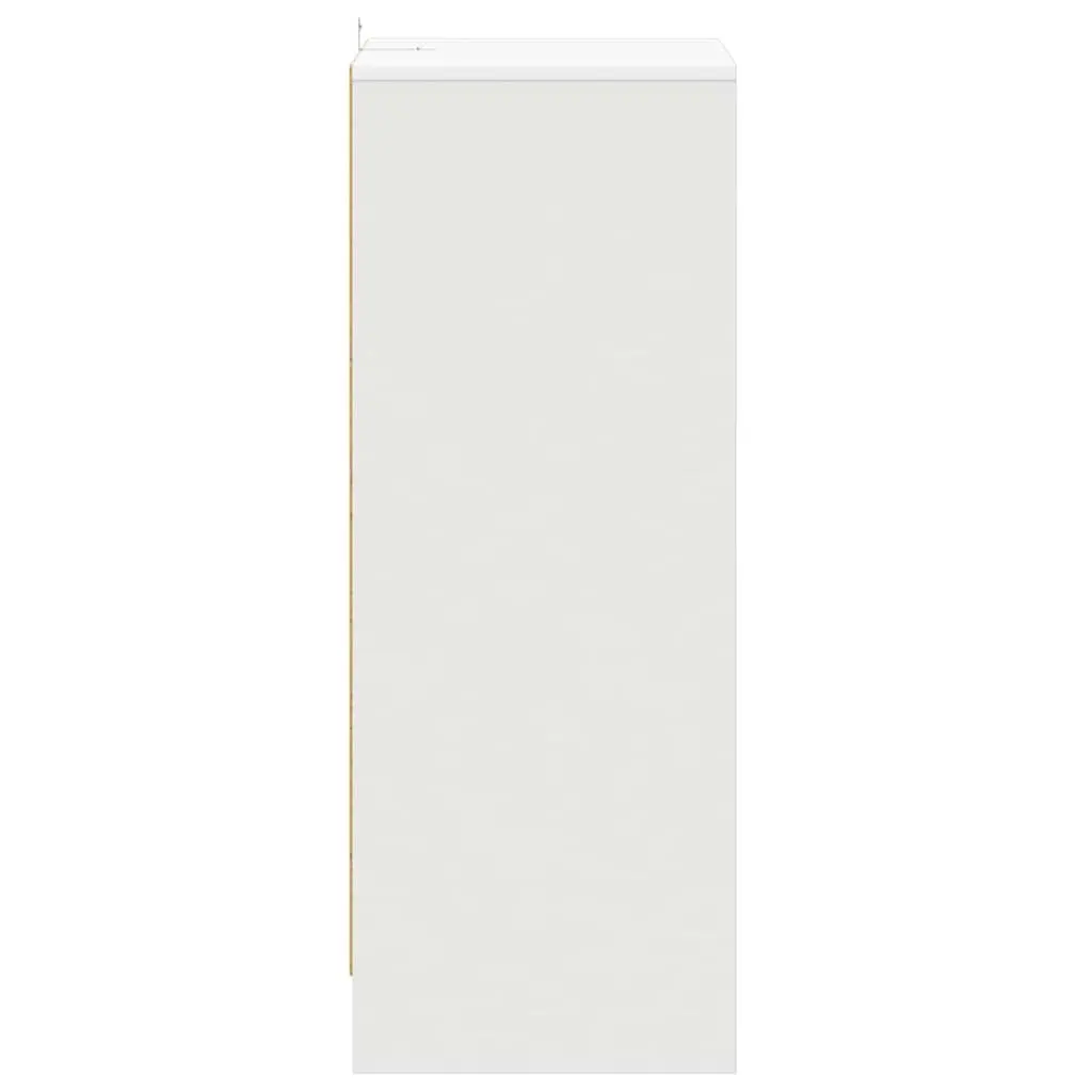 Shoe Cabinet Engineered Wood 60W x 35D x 92H cm White 7 Shelves Footwear Rack