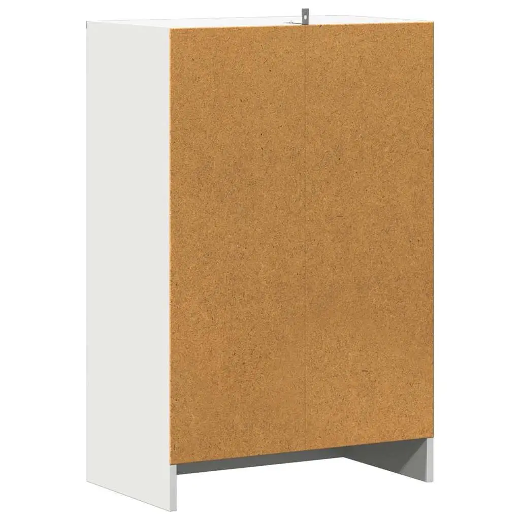 Shoe Cabinet Engineered Wood 60W x 35D x 92H cm White 7 Shelves Footwear Rack
