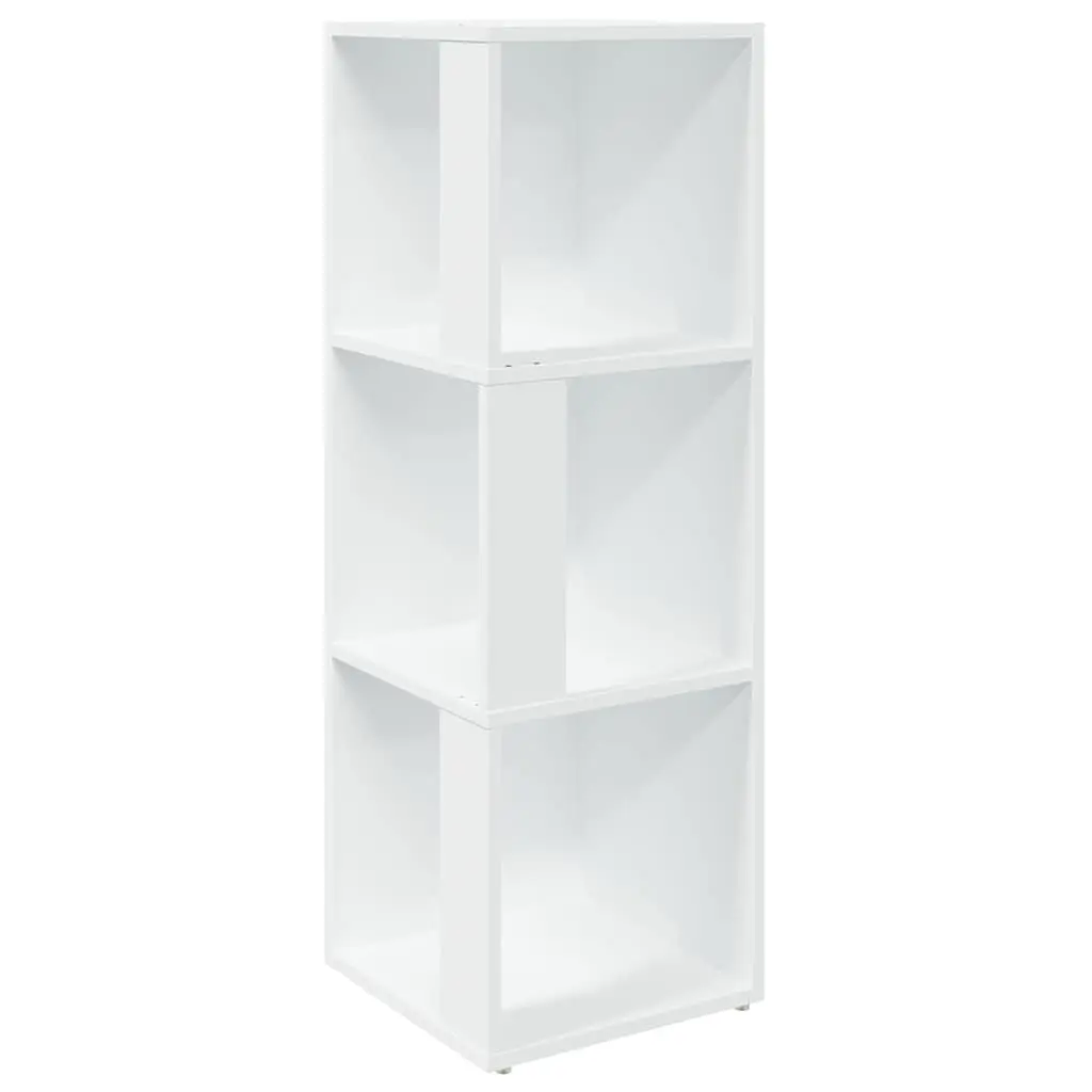 White Corner Storage Cabinet for Home