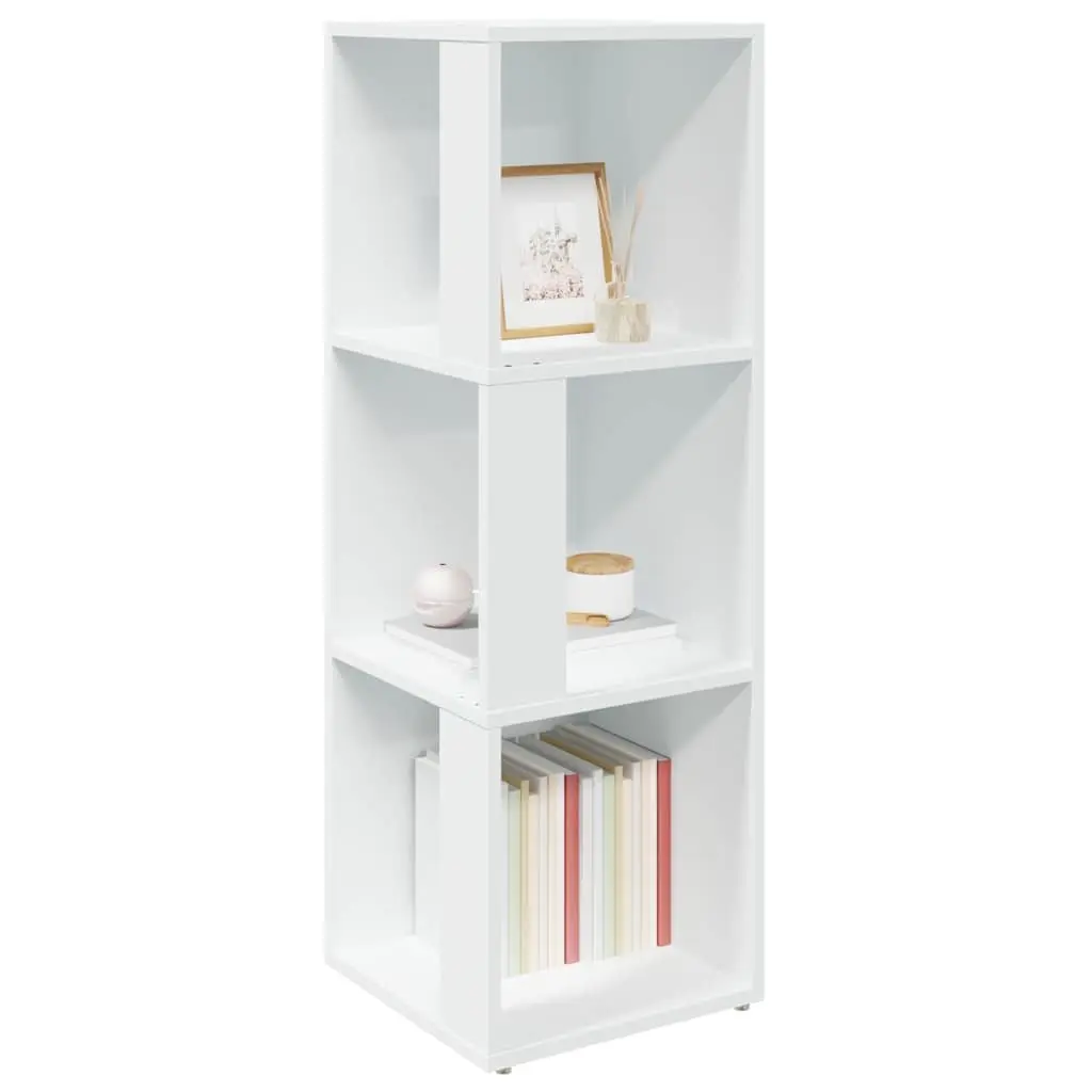 White Corner Storage Cabinet for Home