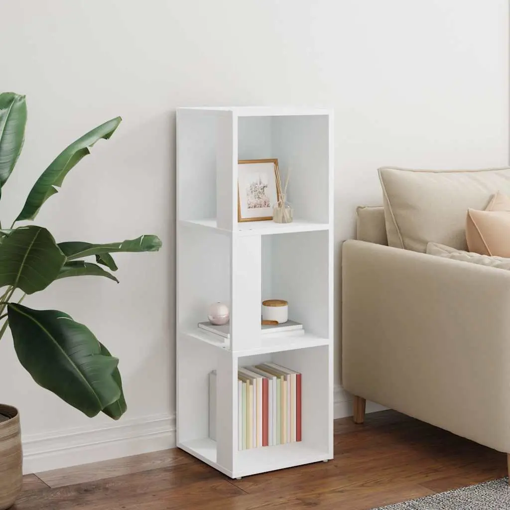 White Corner Storage Cabinet for Home